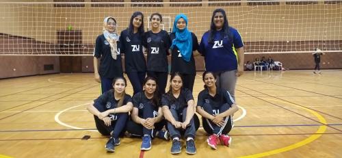 Ziauddin University Throwball Champs